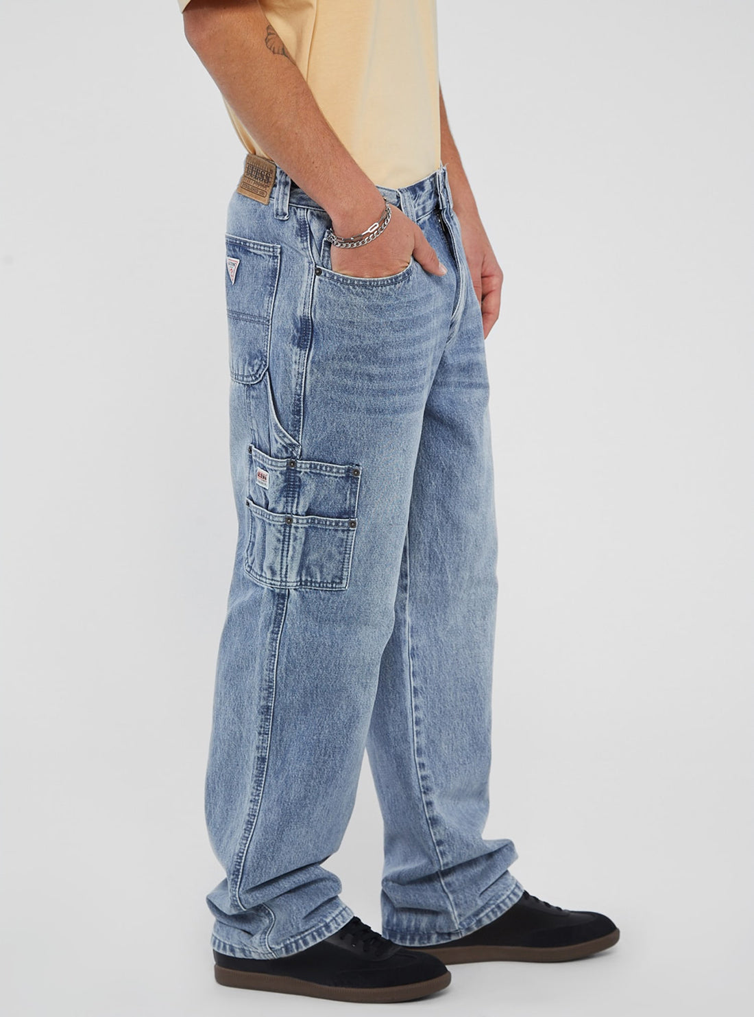 Guess Originals Denim Carpenter Pants side view