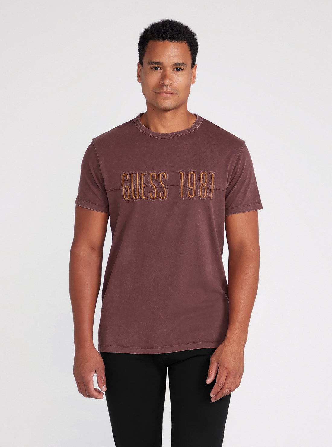 Guess maroon shirt sale