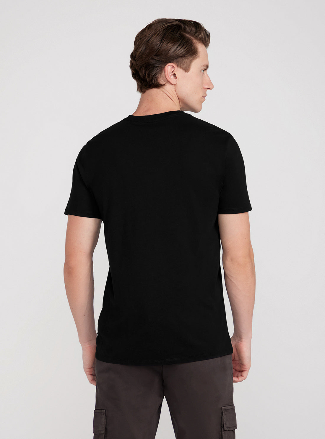 GUESS Black Moon Print Short Sleeve T-Shirt back view
