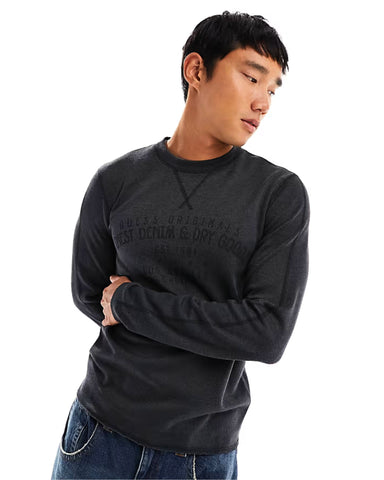 Guess Originals Printed Waffle Top