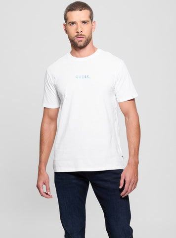 White Painted Logo T-Shirt