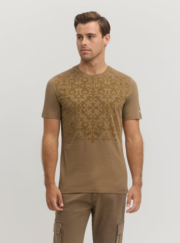 Brown Flock T-Shirt