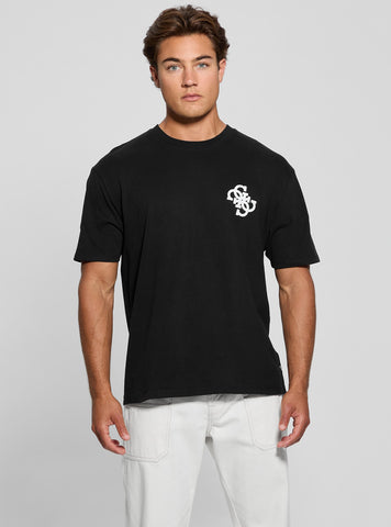 Black Bandana Applique T-Shirt