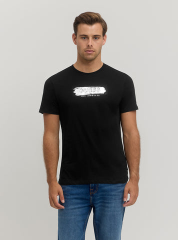 Black Metallic Logo T-Shirt