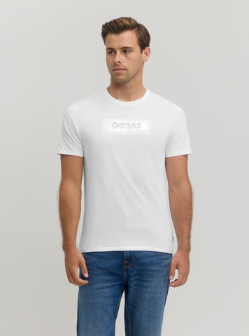 White Metallic Logo T-Shirt