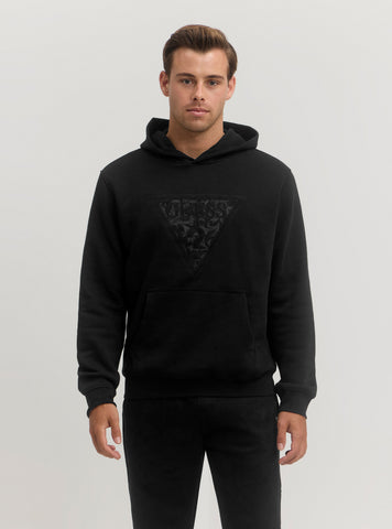 Black Triangle Logo Hoodie