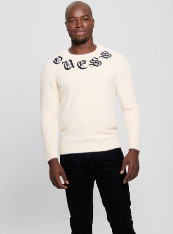 Eddy Crew Neck Gothic Logo Sweater