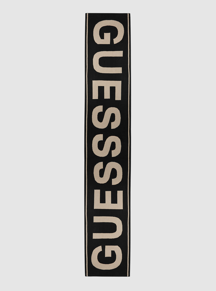 Black Logo Scarf