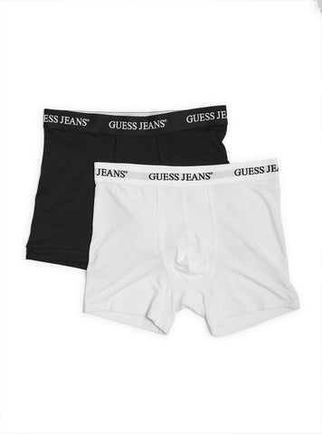 Guess Jeans Black & White 2 Pack Boxer Briefs