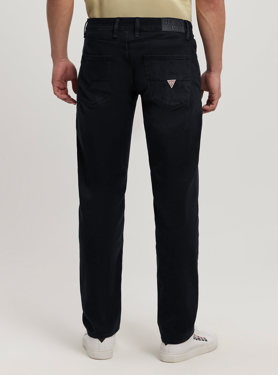 Eco Black Mid-Rise Angels Chino Pant