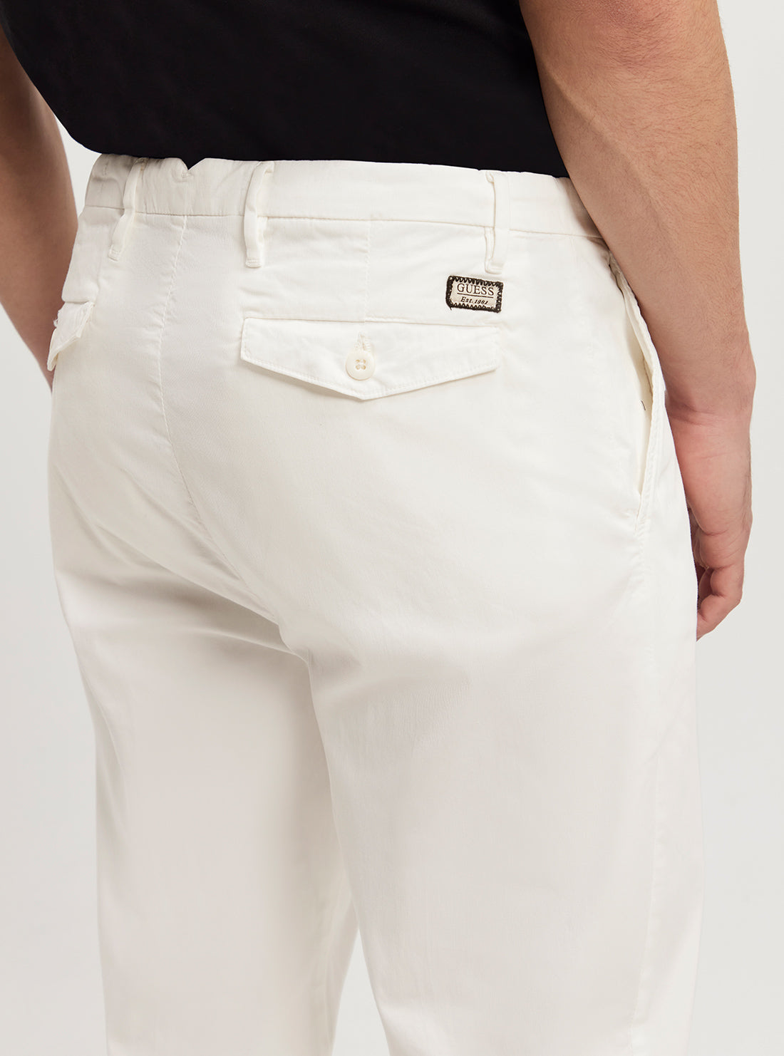 White Noah Mid-Rise Chino Pants