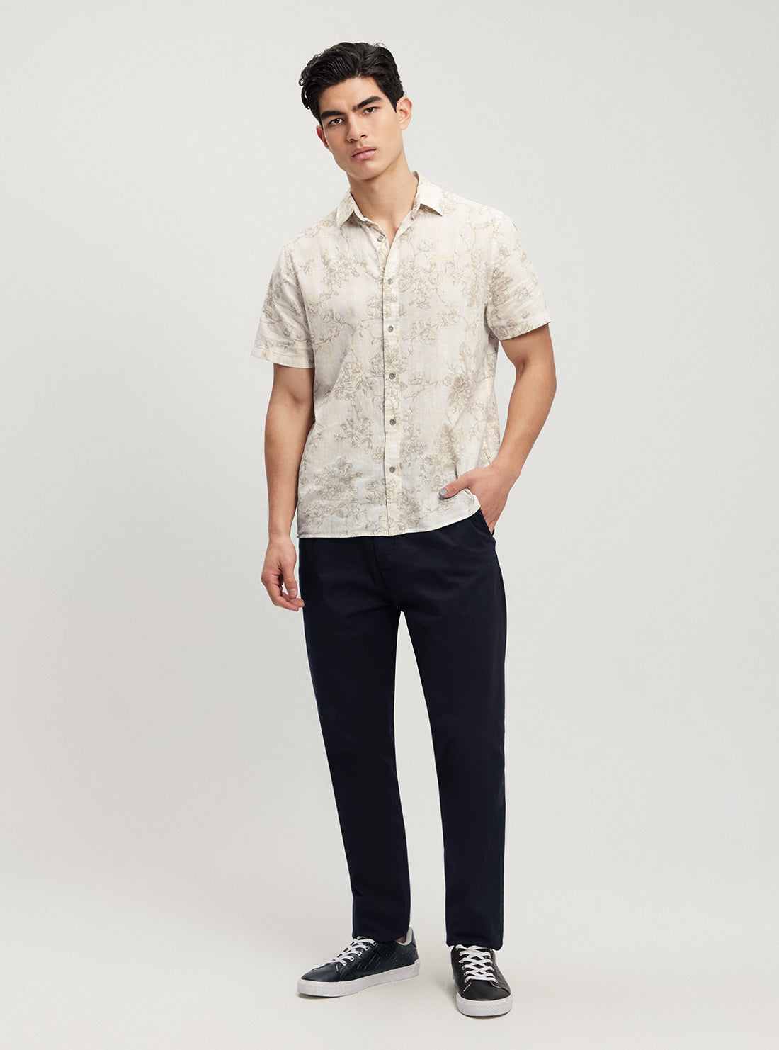 Eco Collin Overprinted Short Sleeve Shirt