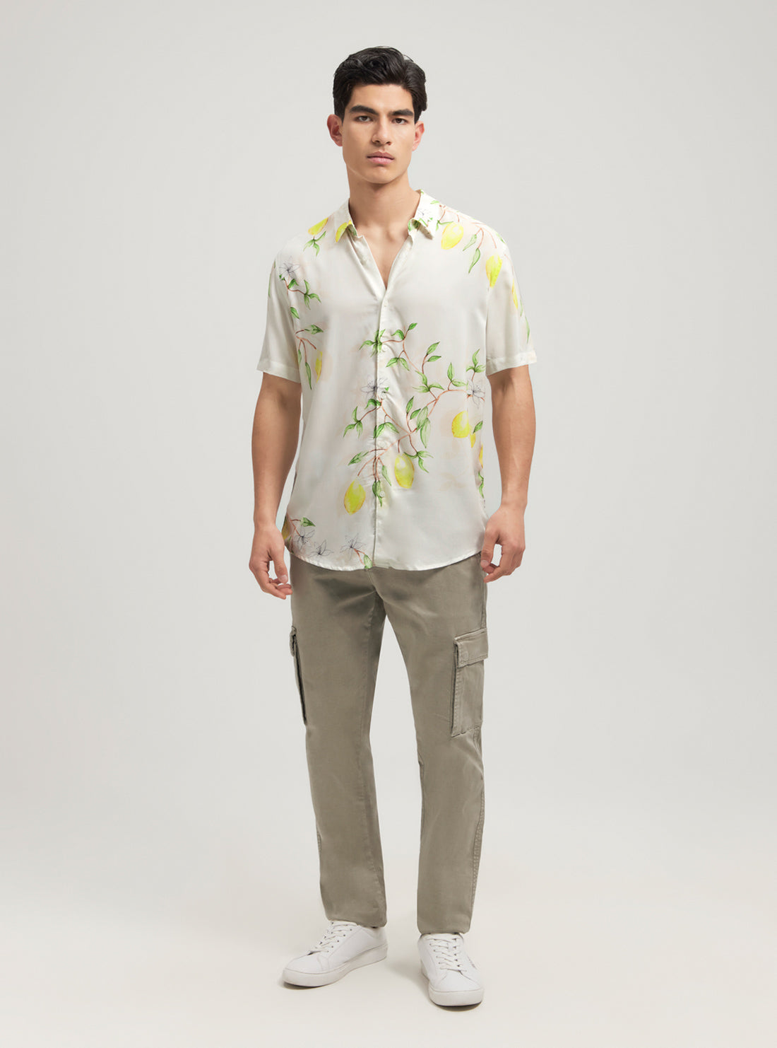 Eco Lemon Vines Short Sleeve Shirt