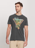 GUESS Eco Grey Paradise Logo T-Shirt