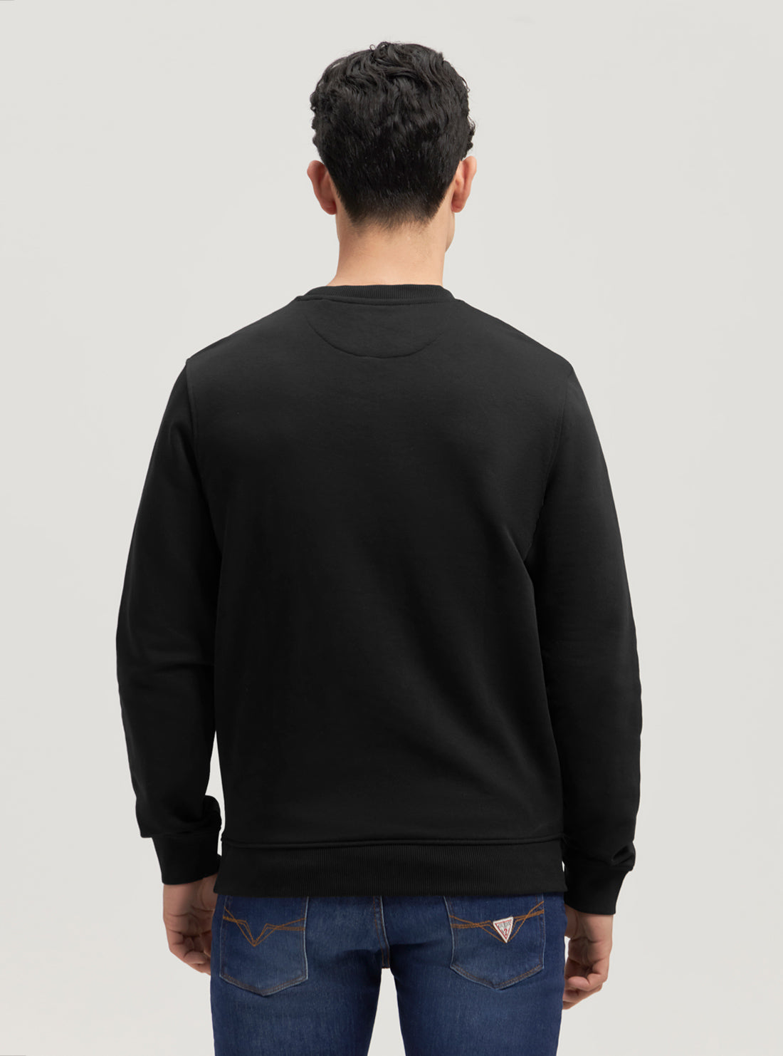 Eco Black Multicolour Logo Jumper