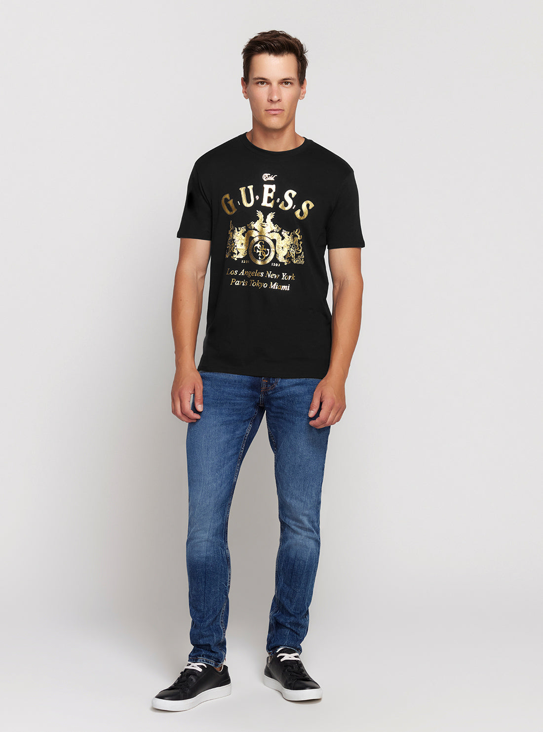 Black Gold Crest Short Sleeve T-Shirt