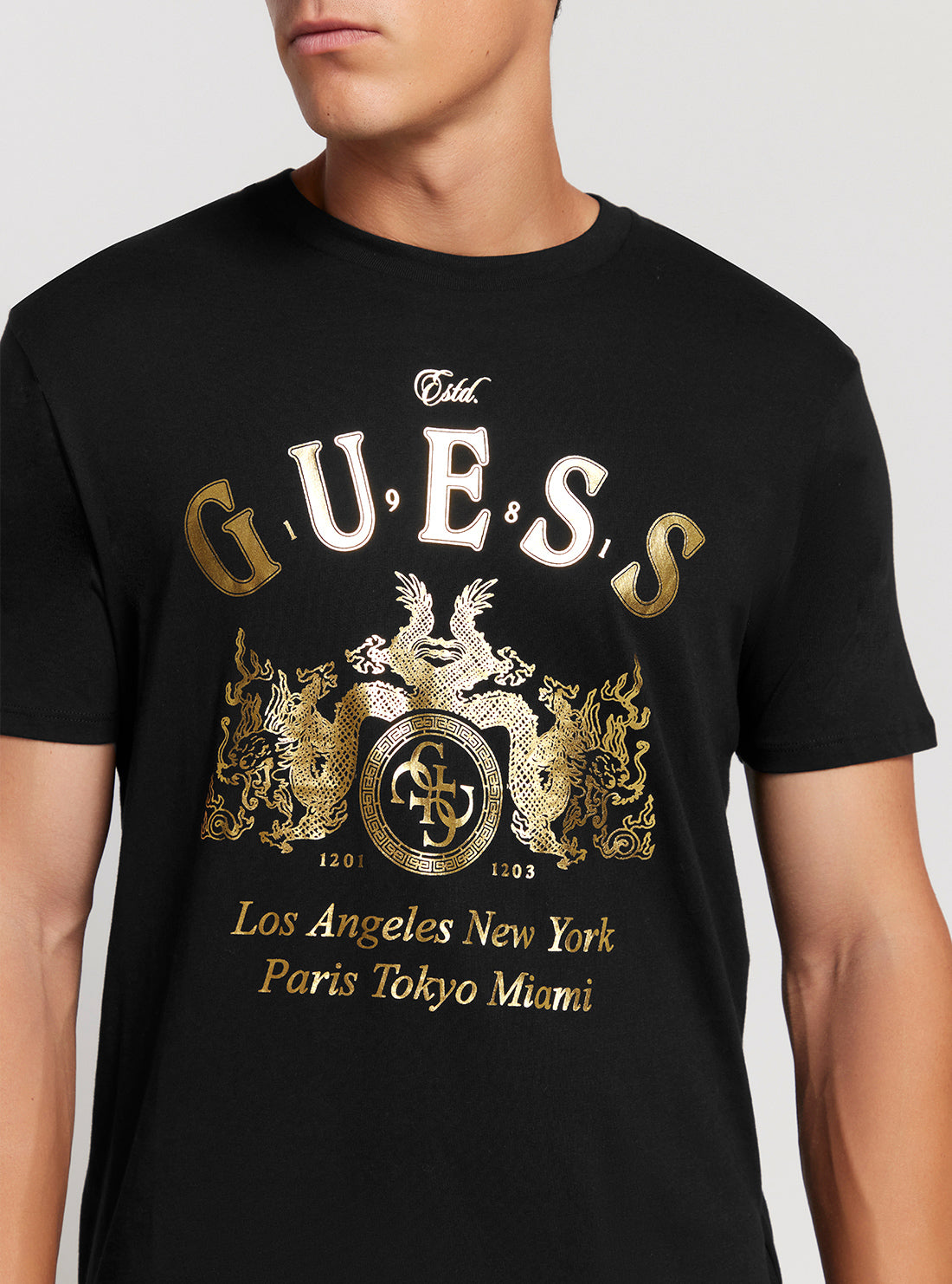 Black Gold Crest Short Sleeve T-Shirt