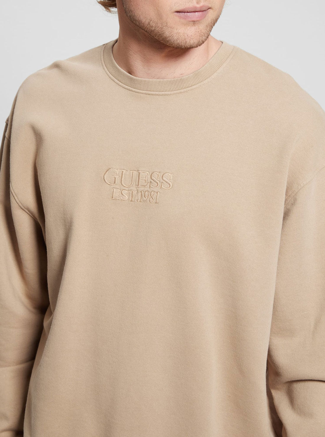 GUESS Beige French Vintage Jumper detail view