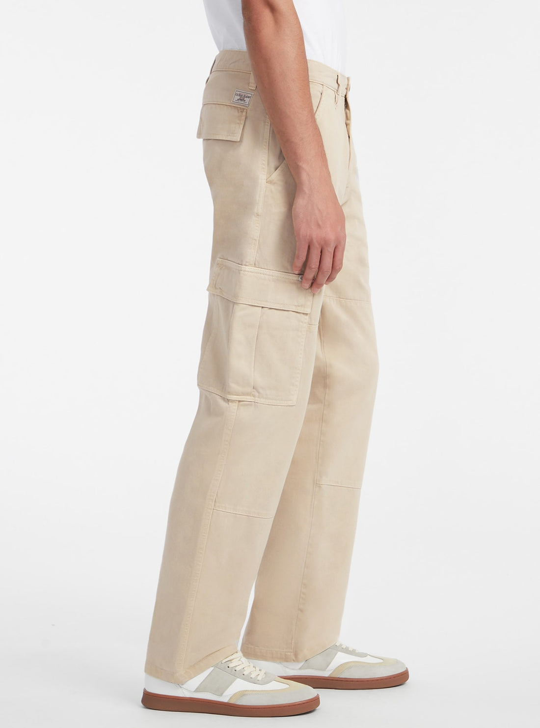 Guess Jeans Beige Cargo Chino Pants side view