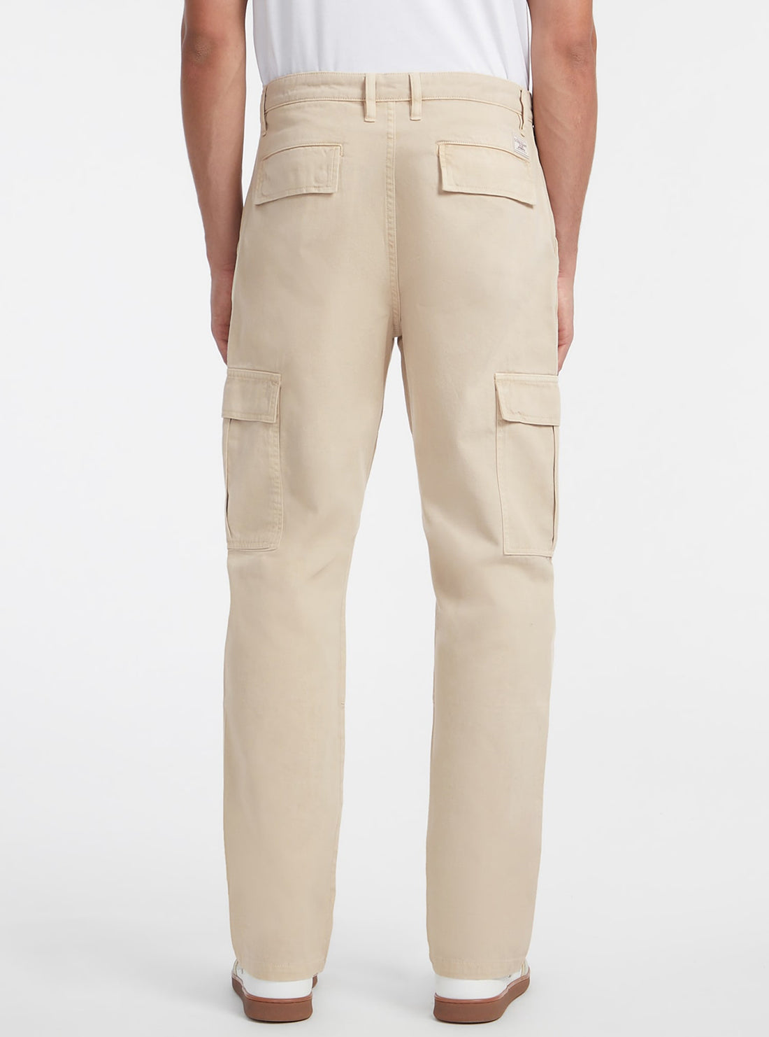 Guess Jeans Beige Cargo Chino Pants back view