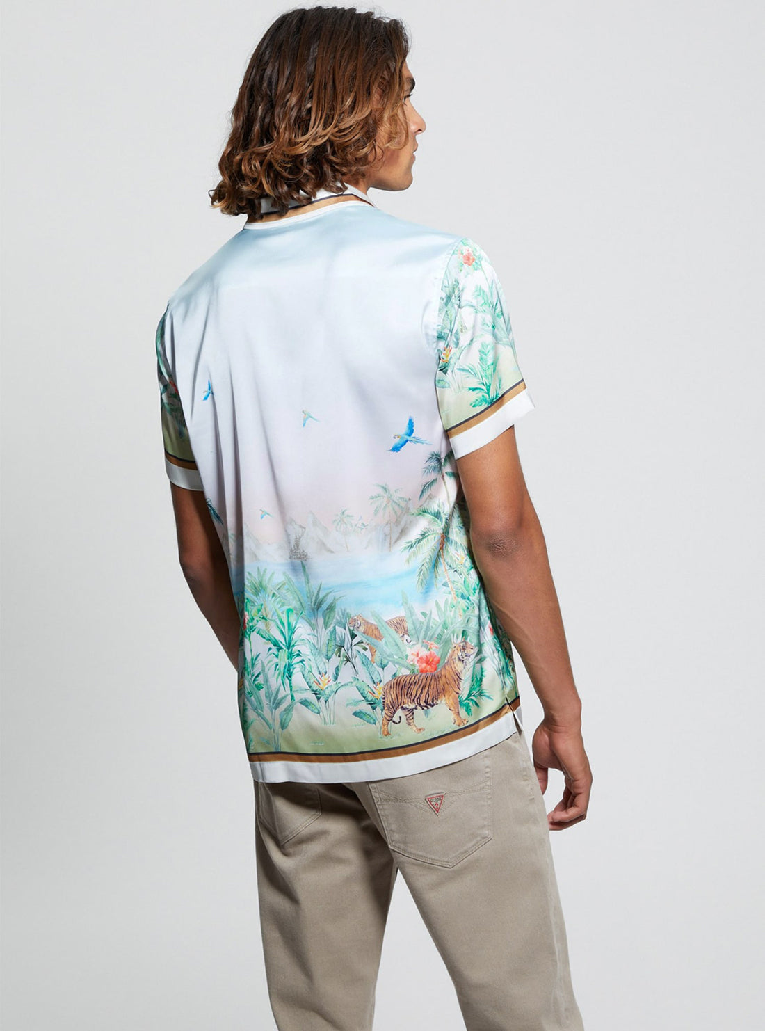 Blue Charm Big Cat Shirt