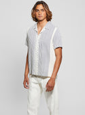 Dreamy Moon Print Meyer Short Sleeve Shirt