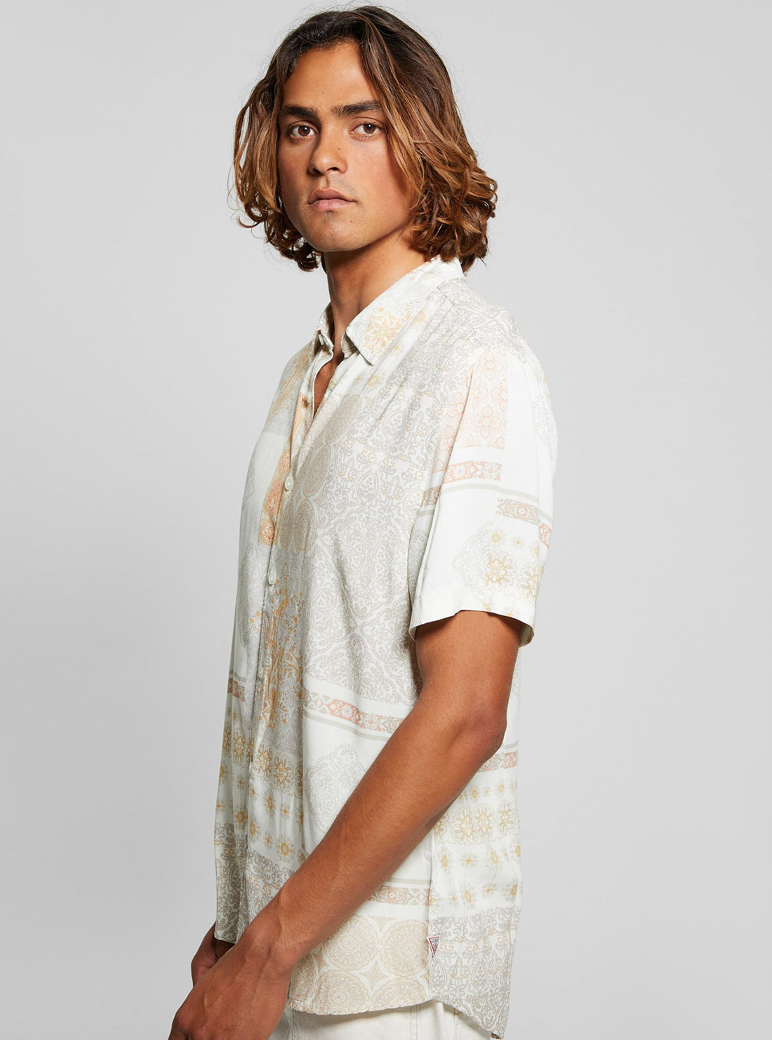 Eco White Patchwork Shirt