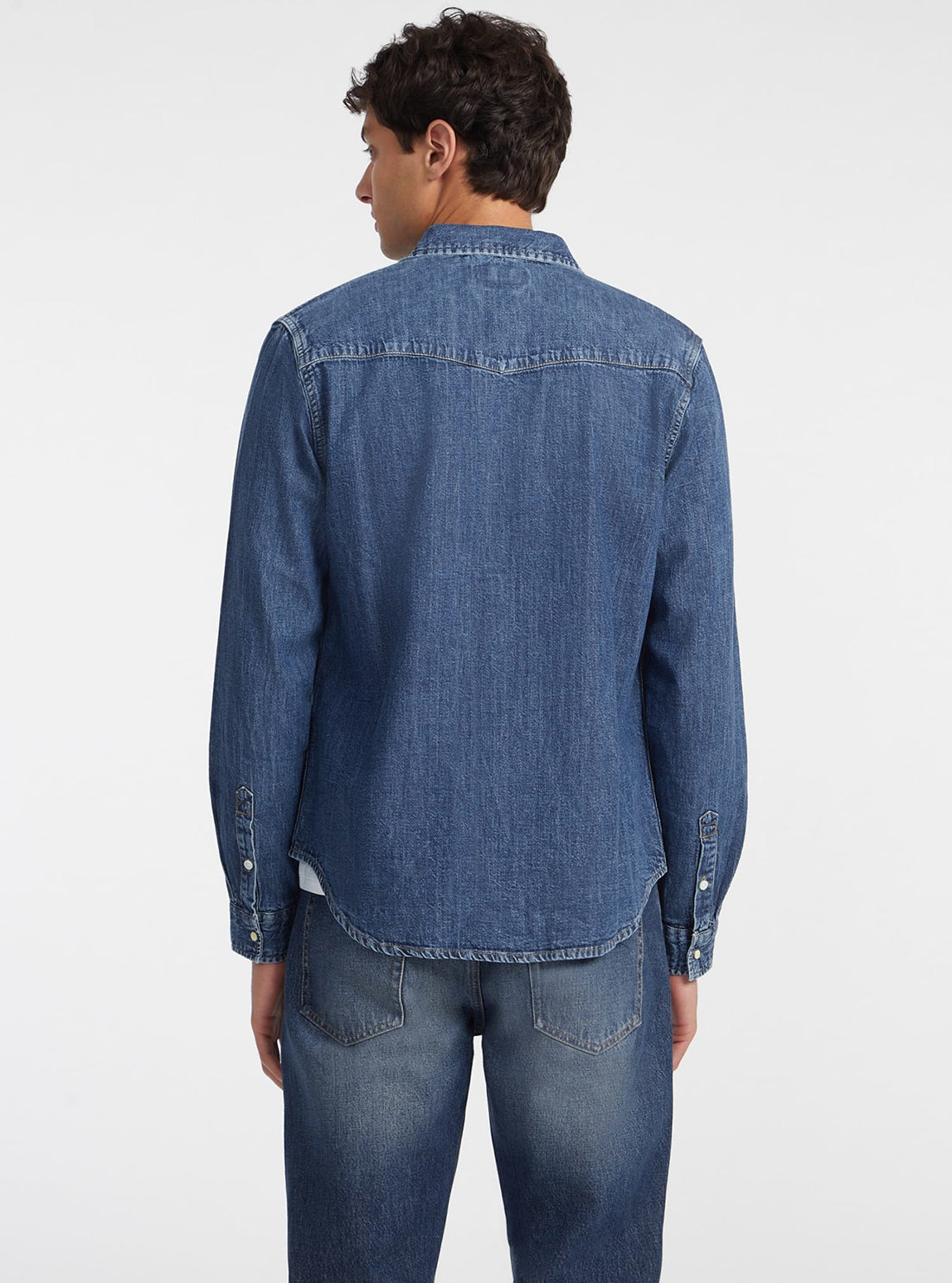 Guess Jeans Slim Long Sleeve Denim Shirt