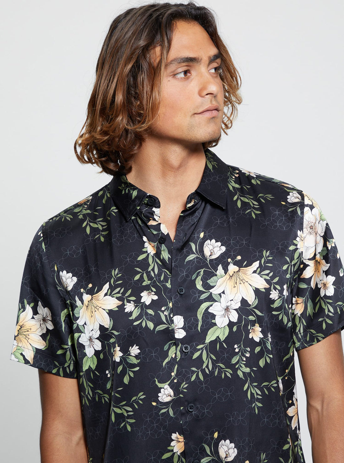 Eco Black Midnight Lily Shirt