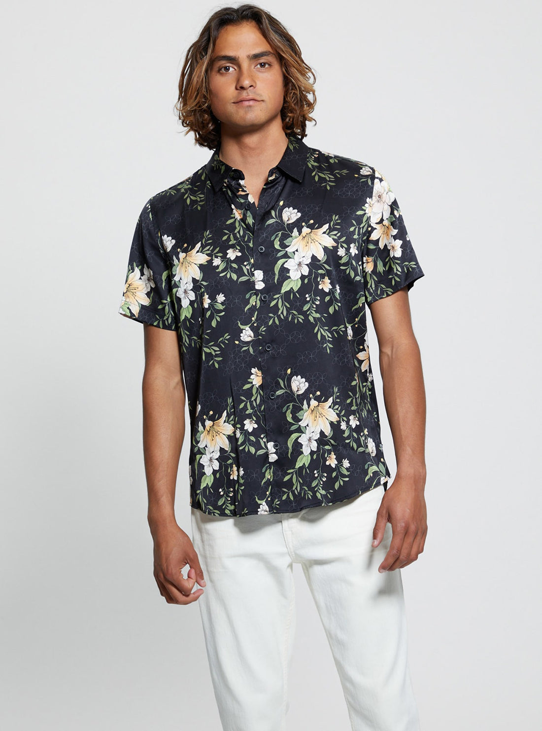 Eco Black Midnight Lily Shirt