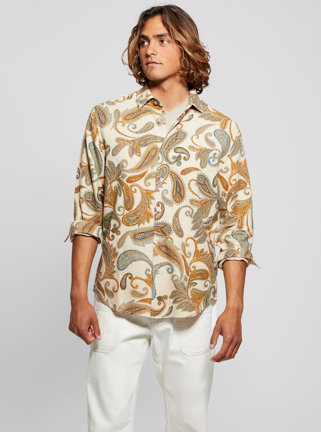 Eco Paisley Long Sleeve Shirt