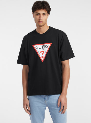 Guess Jeans Black Logo T-Shirt