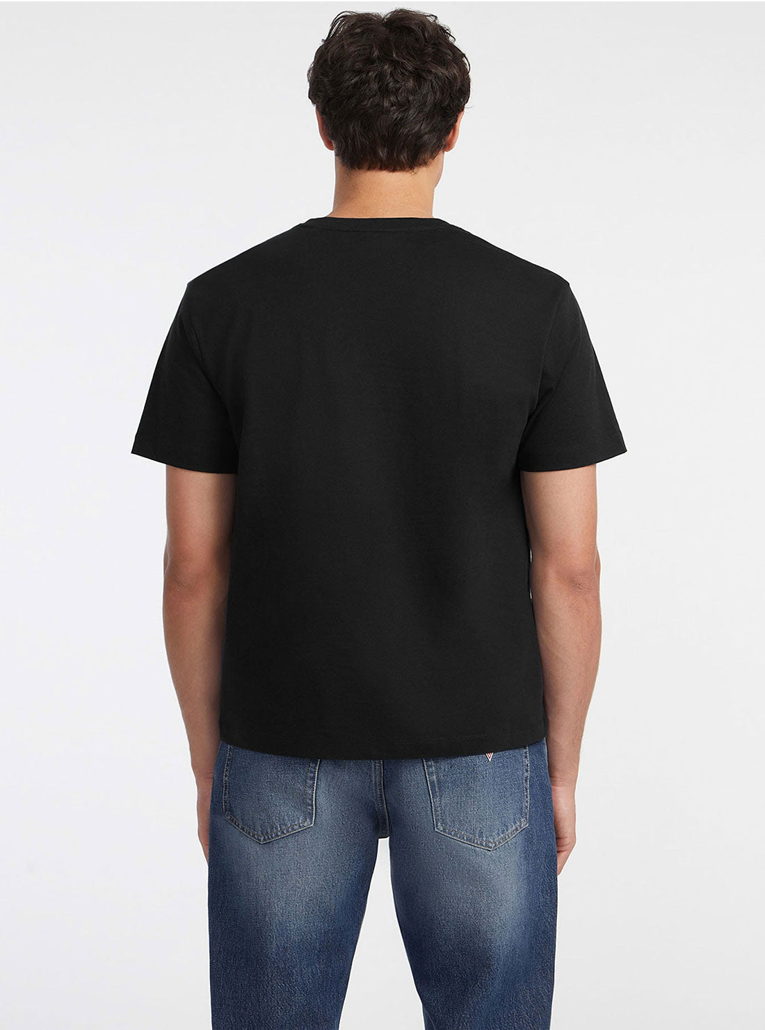 Guess Jeans Black Logo T-Shirt back view