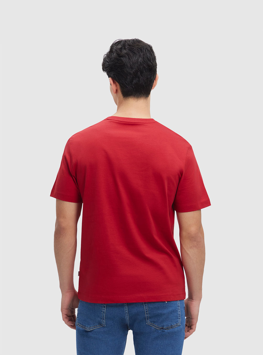 Guess Jeans Red Banner T-Shirt