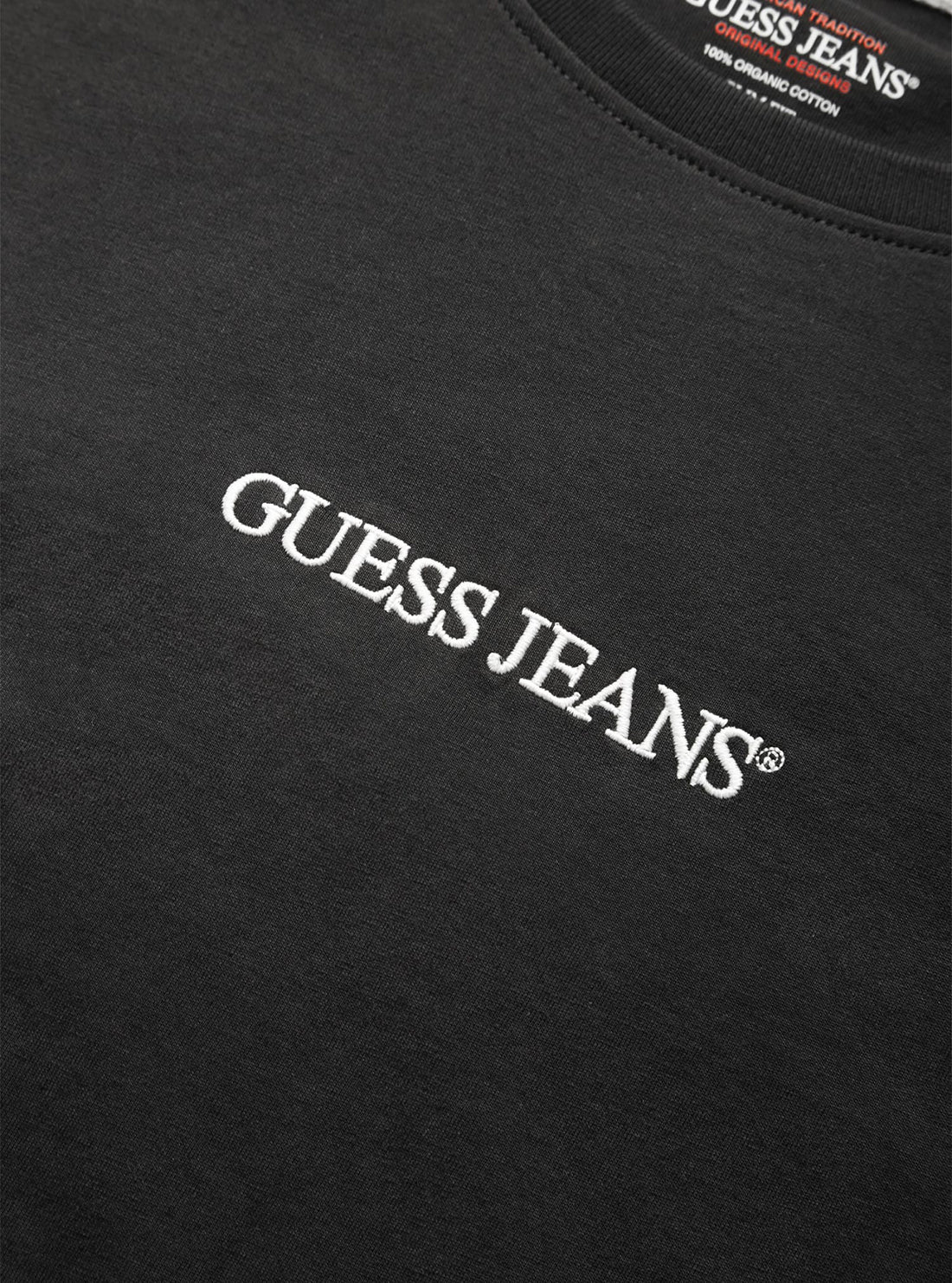 GUESS Guess Jeans Black Slim Logo T-Shirt detail view