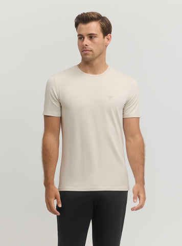 Light Beige Tech Stretch T-Shirt