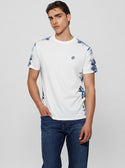 Eco White Watercolour Palms T-Shirt