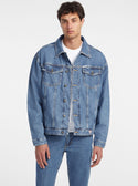 Guess Jeans Blue Oversize Trucker Jacket