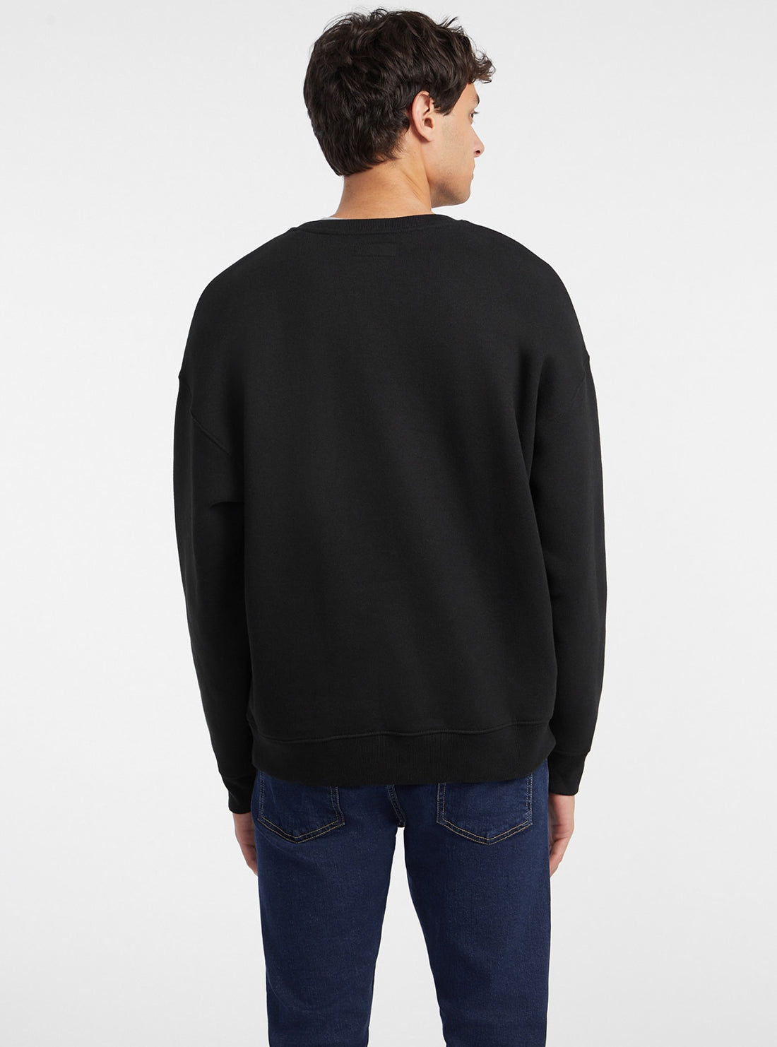 Guess Jeans Black Iconic Logo Jumper