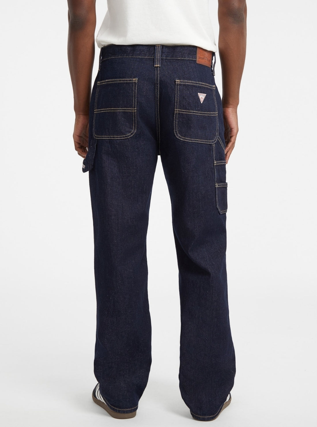 Guess Jeans G19 Carpenter Jeans In Dark Wash M5BA0DD5MK4 Back View