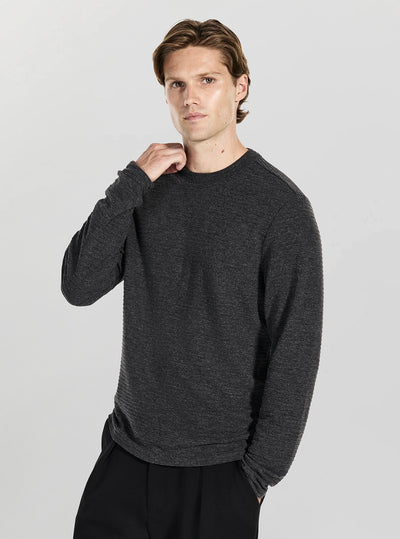 GUESS Mens Eco Downey Heather Arthur Jumper M5BP43K0702 Front View