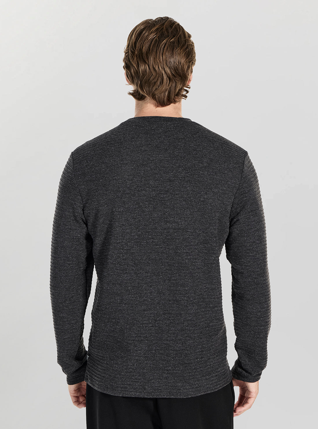 GUESS Mens Eco Downey Heather Arthur Jumper M5BP43K0702 Back View