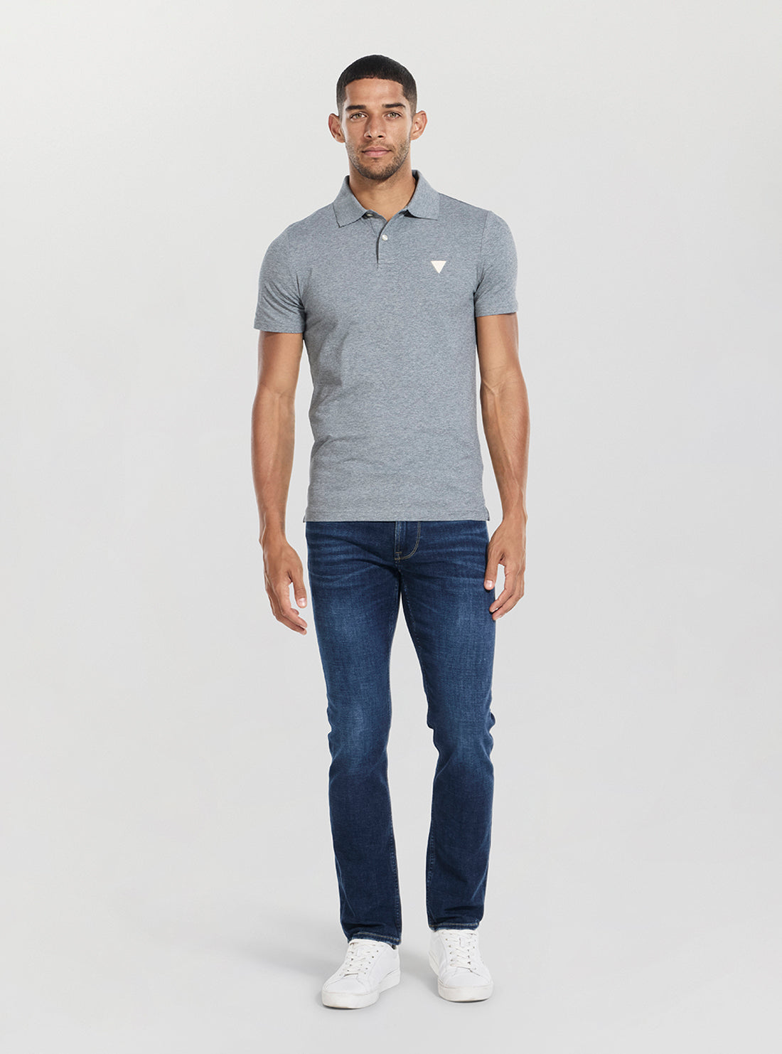 Grey Nolan Polo Shirt | GUESS