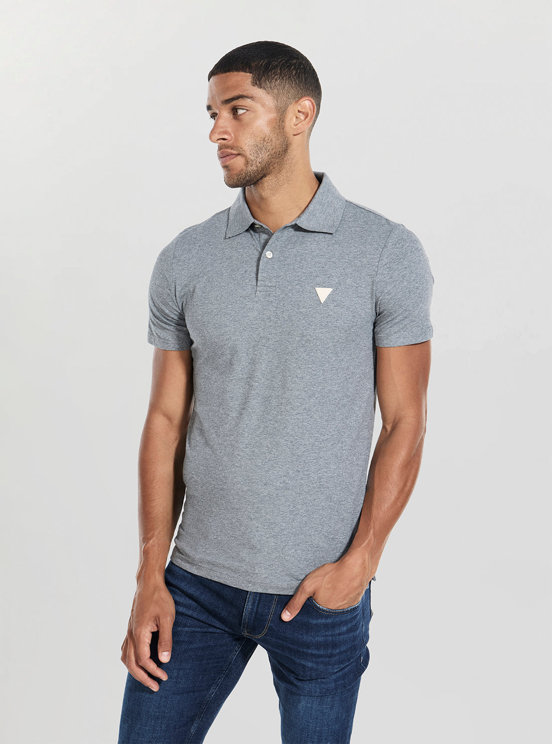 Grey Nolan Polo Shirt | GUESS