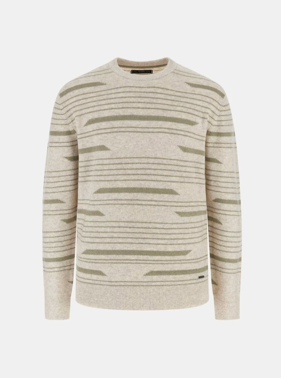 Off-White Stripes Jordan Wool-Blend Sweater M5BR26Z0522 Flatlay