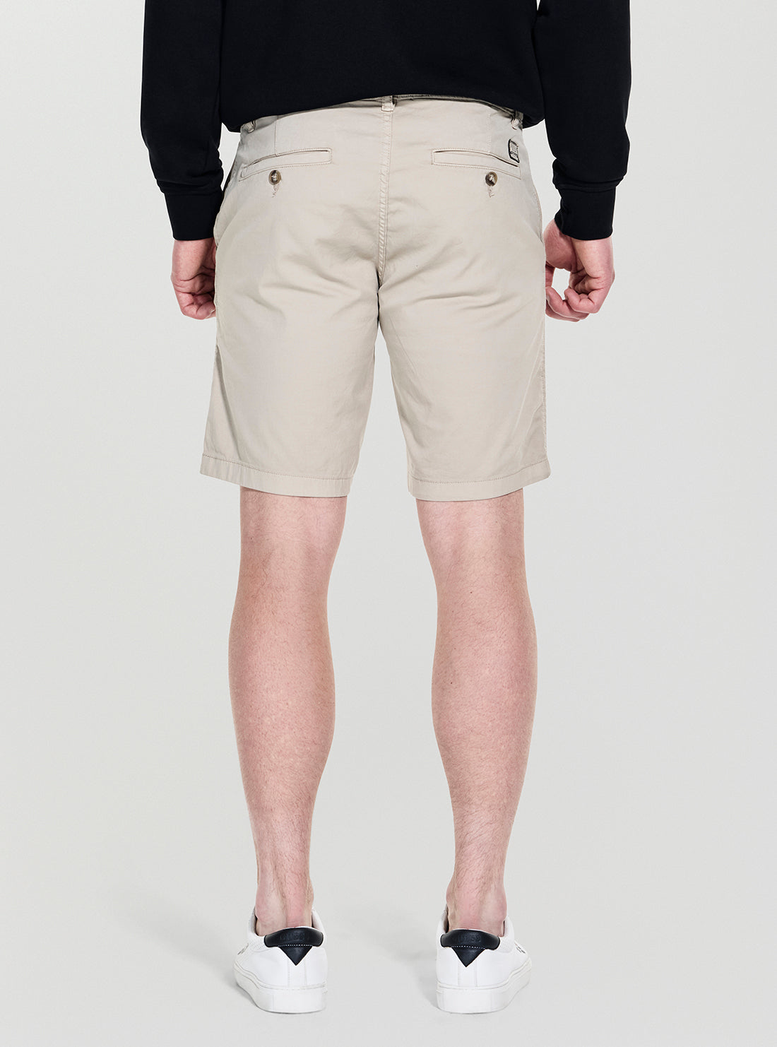 GUESS Mens Beige Angels Chino Short M5GD13WH4BA Back View