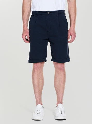 GUESS Mens Blue Taylor Chino Short M5GD26WH4GA Front View