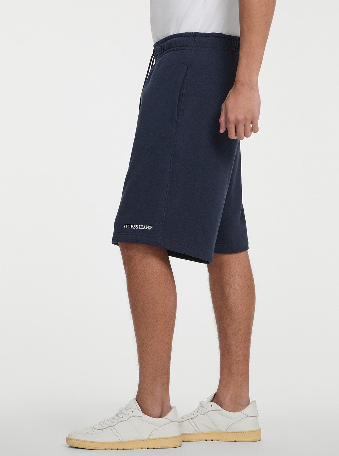 Guess Jeans Blue Regular Embroidered Shorts M5GD49KCPR1 Side View