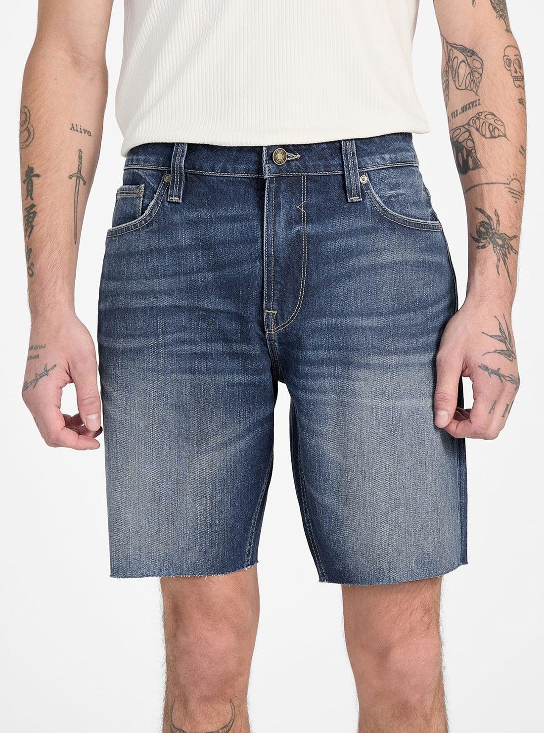 GUESS Men's Wyatt Short M5GDV2D4Z80 Front View