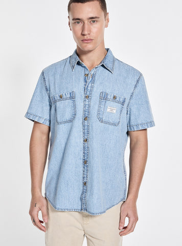 Guess Jeans Regular Denim Shirt M5GH09D5NY1 Front view